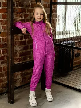 Флисовый комбинезон batik Макси, Фиолетовый