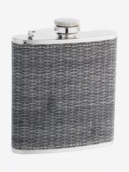 Фляжка S.Quire, 0,18 л, сталь, Серый