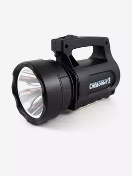 Фонарь-фара Сибирский Следопыт-Атон, 1 Led + 2 Cob, аккумулятор 220В, USB., Черный