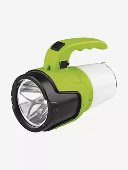 Фонарь-фара Сибирский Следопыт-Атум, 1 Led + 8 Led, аккумулятор 220В, USB., Зеленый