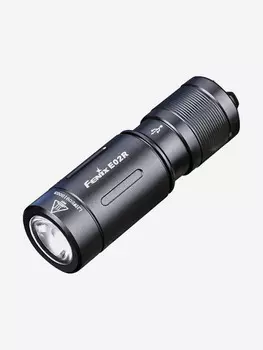 Фонарь Fenix E02R, черный, Черный