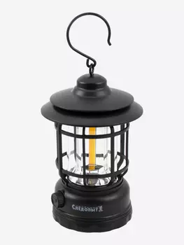 Фонарь кемпинговый Сибирский Следопыт-Ксенон, 3COB, аккумулятор 220В, черный., Черный