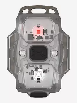 Фонарь налобный Armytek Crystal Grey, белый и красный свет, Серый