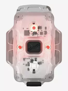 Фонарь налобный Armytek Crystal Pro, белый и красный свет, Серый