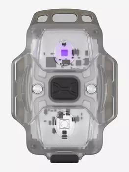 Фонарь налобный Armytek Crystal WUV, белый и ультрафиолетовый свет, Серый