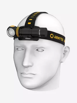 Фонарь налобный Armytek Elf C2 USB-C, 1100 лм, холодный свет, Черный