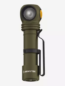 Фонарь налобный Armytek Wizard C2 Pro Magnet USB, холодный свет, Зеленый