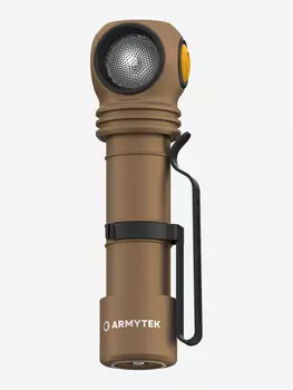 Фонарь налобный Armytek Wizard C2 Pro Magnet USB, холодный свет, Коричневый