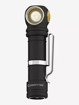 Фонарь налобный Armytek Wizard C2 Pro Max, теплый свет, Черный