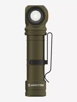 Фонарь налобный Armytek Wizard C2 Pro Max Magnet USB Olive, холодный свет, 4000 лм, Зеленый