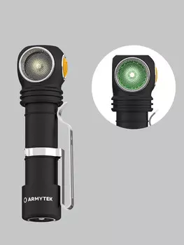 Фонарь налобный Armytek Wizard C2 WG Magnet USB, теплый свет, Черный