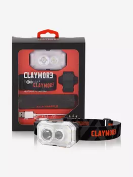 Фонарь налобный CLAYMORE Heady+ Diffused Red, Черный
