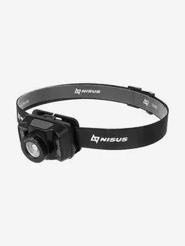 Фонарь налобный сенсорный 380 LM, IP44, USB N-FN-HL18 NISUS, Черный