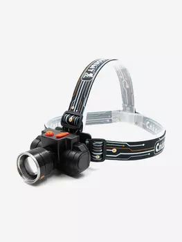 Фонарь налобный Сибирский Следопыт-Импульс, 1 Led, аккумулятор 220В, USB., Черный