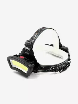 Фонарь налобный Сибирский Следопыт-Sunrise, 1 Cob, аккумулятор 220В., Черный