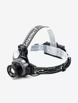 Фонарь налобный Сибирский Следопыт-Вольт-М, 1 Led, zoom, аккумулятор 220В., Черный