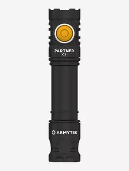 Фонарь ручной Armytek Partner C2 Magnet USB, теплый свет, Черный