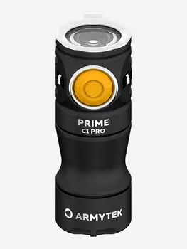 Фонарь ручной Armytek Prime C1 Pro, теплый свет, Черный