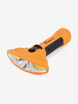 Фонарь ручной Сибирский Следопыт-Starship, 1 Led+2 Cob, аккумулятор 220В., Желтый