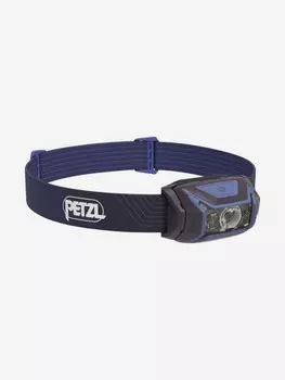 Фонарь светодиодный налобный Petzl Actik синий, 450 лм, батарейки в комплекте, Синий