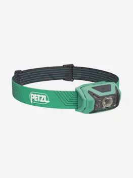 Фонарь светодиодный налобный Petzl Actik зелёный, 450 лм, батарейки в комплекте, Зеленый