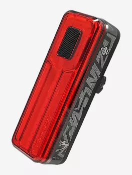 Фонарь задний Moon Helix Sense 300 люмен, функ. тормоза, 6 режимов, USB-C, Красный