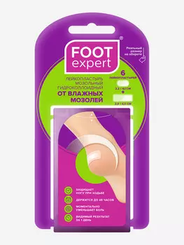 FOOT EXPERT Гидроколлоидный набор №6 2.9х6 см. 2.2х4.1 см,