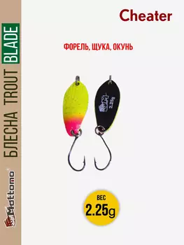 Форелевая рыболовная блесна Trout Blade Cheater 2.25g, Розовый