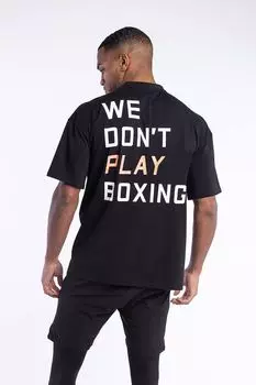 Футболка Boxraw We Don't Play Boxing, Черный