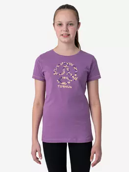 Футболка детская Ternua Flowers Lilac, Фиолетовый
