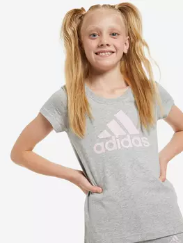 Футболка для девочек adidas Essentials Big Logo, Серый