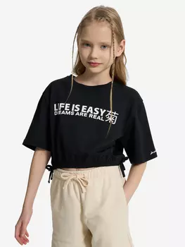 Футболка для девочек Demix, Черный