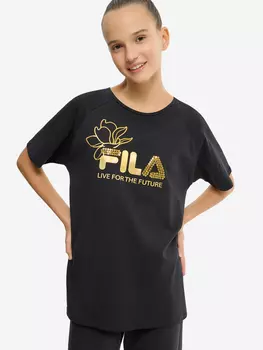 Футболка для девочек FILA, Черный
