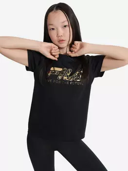 Футболка для девочек FILA, Черный