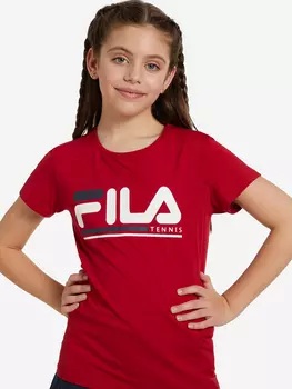 Футболка для девочек FILA, Красный