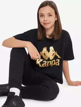 Футболка для девочек Kappa, Черный