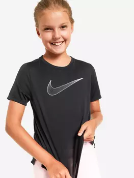 Футболка для девочек Nike Dri-FIT One, Черный