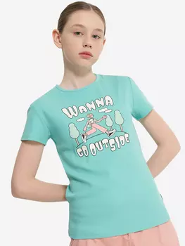 Футболка для девочек Outventure, Голубой