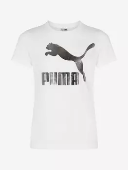 Футболка для девочек PUMA Classics Logo, Белый