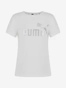 Футболка для девочек PUMA Ess+ Logo, Белый