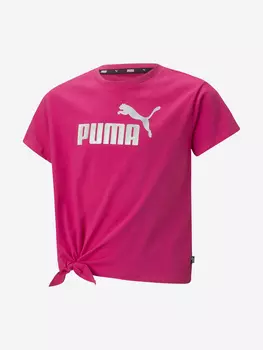 Футболка для девочек PUMA Ess+ Logo, Розовый