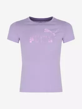 Футболка для девочек PUMA Ess+ Nova Shine Logo, Фиолетовый