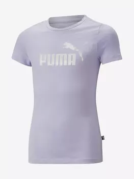 Футболка для девочек PUMA Ess+ Nova Shine Logo, Фиолетовый