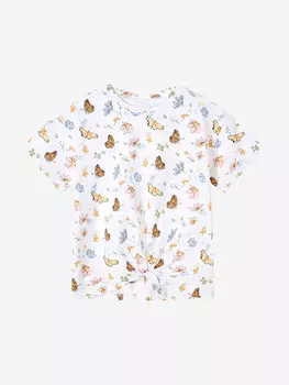 Футболка для девочек с узлом TOTTI KIDS, Мультицвет