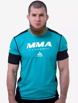 Футболка для единоборств IAMFIGHTER MMA, Голубой
