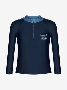 Футболка для мальчика с длинным руковом для плавания TOTTI KIDS, Синий