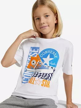 Футболка для мальчиков Converse Kicks All Star, Белый