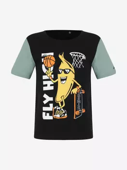 Футболка для мальчиков Demix, Черный, размер 104