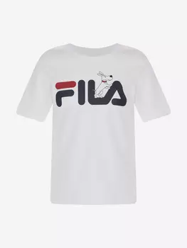 Футболка для мальчиков FILA, Белый, размер 104