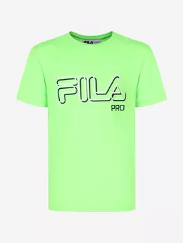 Футболка для мальчиков FILA, Зеленый, размер 176